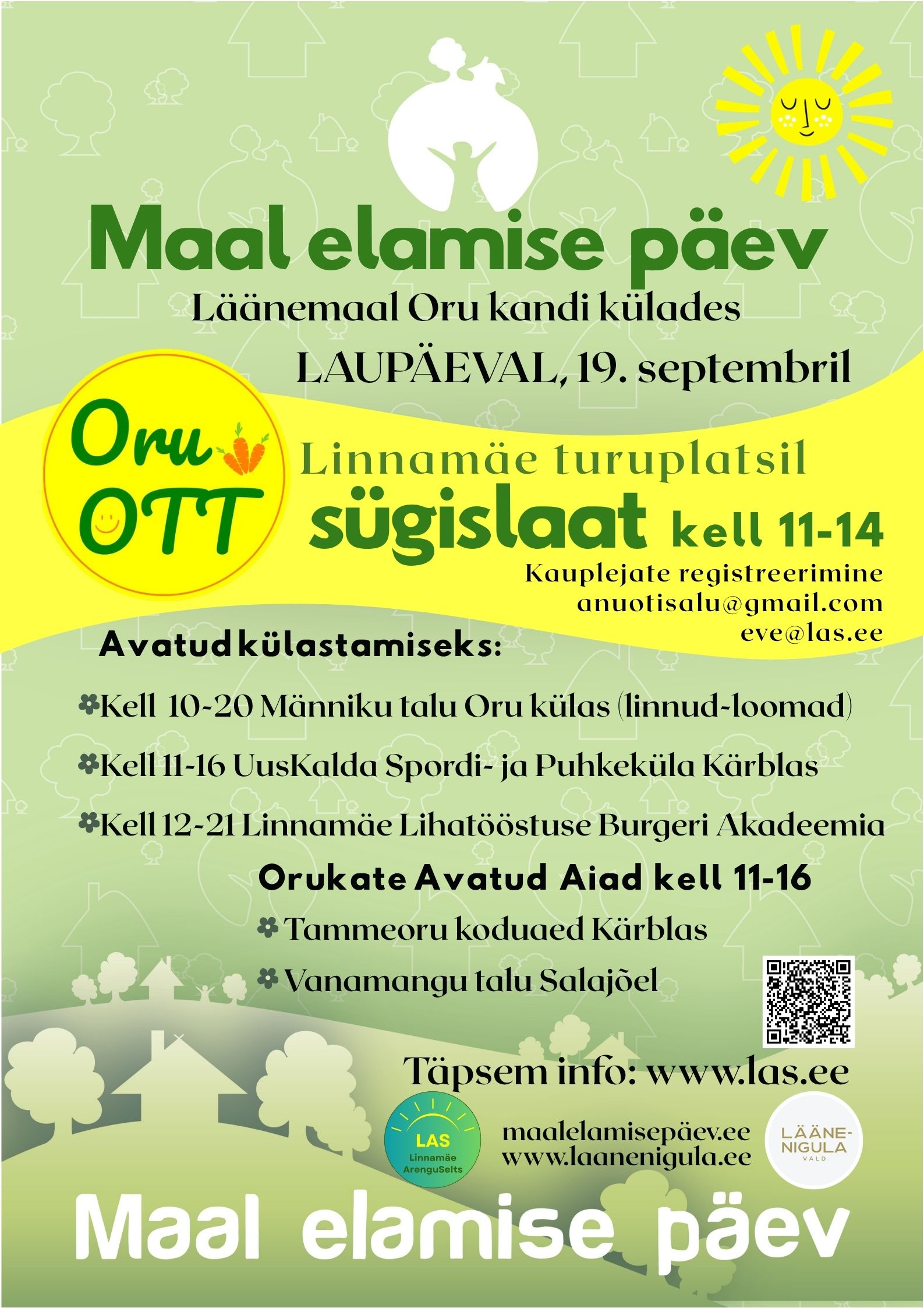 Maal elamise päev Läänemaal Oru kandi külades 19. septembril 2026