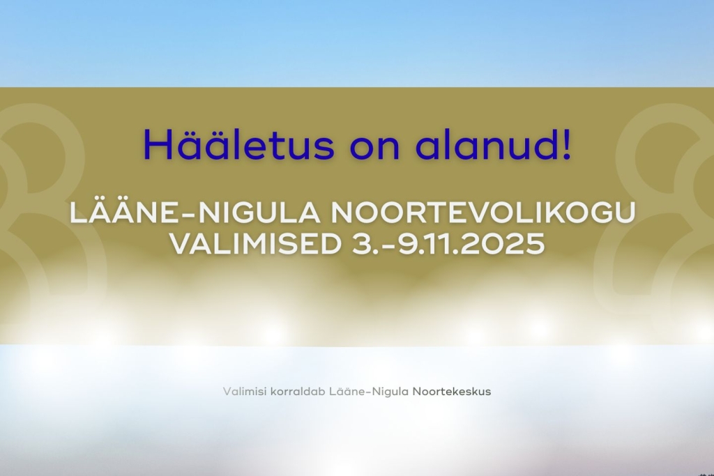 Noortevolikogu valimised 2025 Hääletus on alanud
