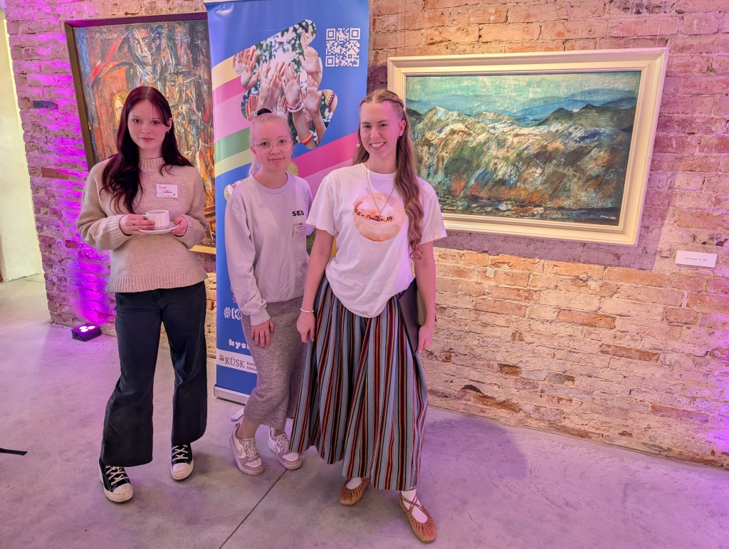 Päeva korraldajad Gerli Villakov, Marion Meister ja Aileen Kuntsel
