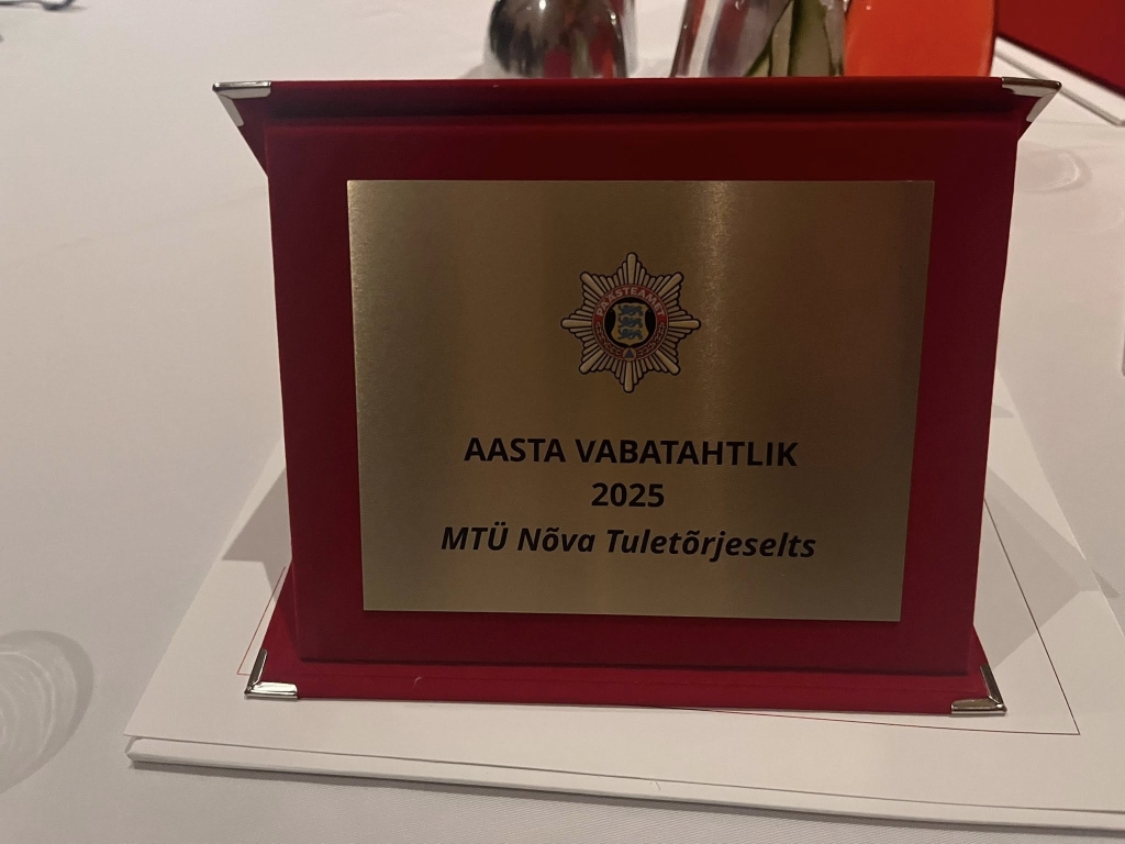 MTÜ Nõva Tuletõrjeselts aasta vabatahtlik 2025