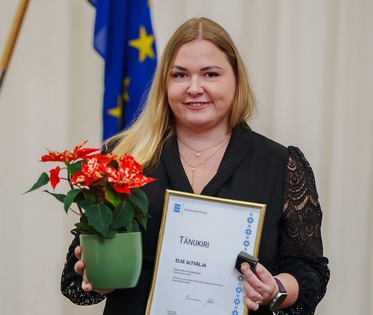 Terviseedendajate tänuüritusel Else Altvälja