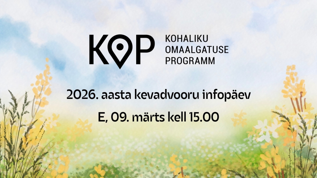 KOP kevadvooru infopäev 9.märts 2026