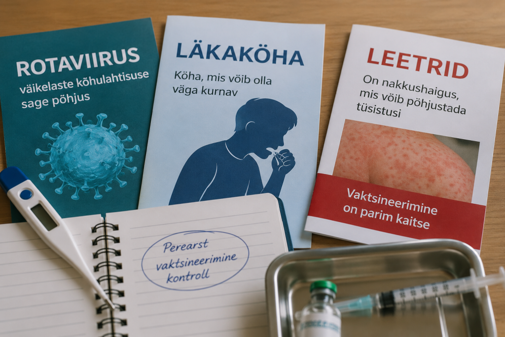 Läänemaal on viimastel aastatel esinenud nii rotaviirust kui läkaköha. Eestisse on jõudnud ka leetrid