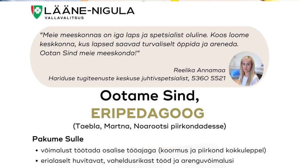 Eripedagoogi töökuulutus