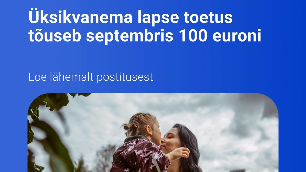 Üksikvanema lapse toetus