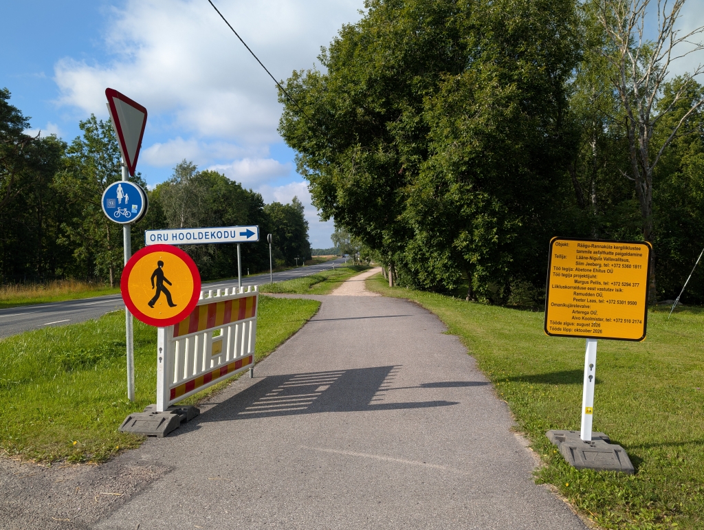 Räägu–Rannaküla kergliiklustee tööd
