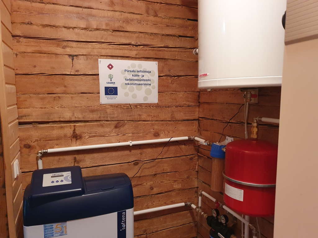 Piirsalu seltsimaja sai uue kütte- ja veesüsteemi