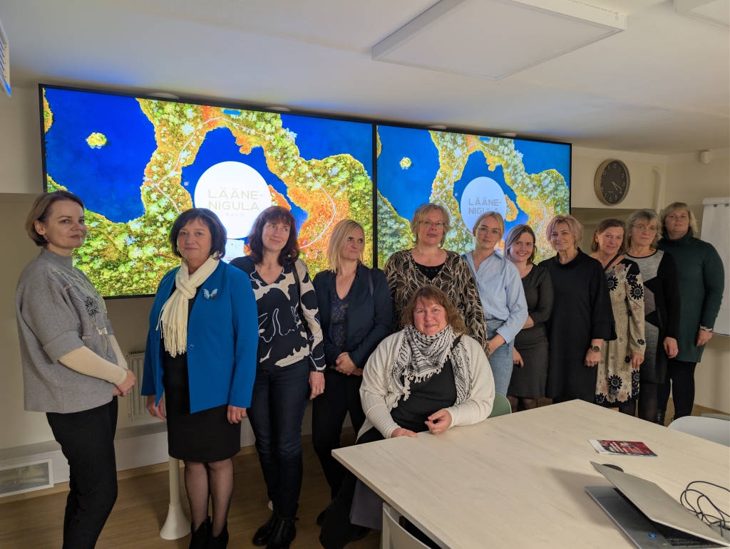 Külalised Hiiumaa vallast ja Lääne-Nigula kolleegid